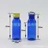 Frasco preto de 30ml com tampa de alumínio, usado para isca de peixe, dispensador de óleo essencial, ou como frasco de plástico para removedor de maquiagem, também disponível com tampa de alumínio