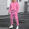 2025 Novo Terno Masculino Outono Transfronteiriço Casual Esportivo Moletom Masculino Conjunto de Duas Peças Solto Roupas Masculinas Agora