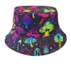 Sombrero de Pescador Creativo Estampado de Doble Cara 100% Algodón para Hombre y Mujer Casual al Aire Libre Protección Solar Sombrero para el Sol Popular en Internet Combinación Perfecta Sombrero de Cubo