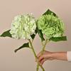 Hortensia artificial hidratante con tacto de flores falsas, ideal para decoración de interiores, salas de estar, bodas y flores suaves. Fabricantes.