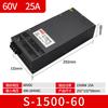 Fuente de Alimentación Conmutada de Alta Potencia S-1500W-48 Voltios Transformador DC 24V12V36V48V60V72V 80A100