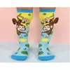 Tem Internet Transfronteiriça Popular Meninas Fofas Meia-cança Moda Tridimensional Feito à Mão Orelha Meias Feitas à Mão Mickey Minnie Coelho