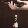Saquinho de Lótus Luminoso Corrente de Celular Pingente Pedra Luminosa Cabacinha Recortada Pingente Difusor Portátil Masculino e Feminino Acessórios