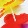 En stock de fábrica 2 metros 3 metros flor arcoíris guirnalda hawaiana decoración de fondo temática de vacaciones largas y carnaval