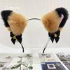 Diadema para Orejas con Lazo y Cascabel, Accesorios para la Cabeza con Orejas de Animal, Diadema de Orejas de Gato Exclusivamente para Suministro Transfronterizo a Europa y América