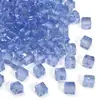 10 Perlas Cuadradas Estéreo Transparentes de Cristal de Vidrio Hechas a Mano Pulsera Collar Hecho a Mano DIY Accesorios para Joyería