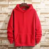 Ropa de Trabajo de Color Sólido Sudadera con Capucha para Hombre Invierno Manga Larga Holgada Versátil Moderna Tops de Estudiante Casual y Versátil