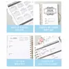 Amazon Transfronterizo 2026 Bloc de Notas de Inglés de Negocios Cuaderno de Doble Espiral Portátil Bloc de Borradores de Hojas Sueltas Personalización