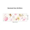 Br0259F Conejito Lindo Globo Aerostático Rosa Pegatina de Pared Autoadhesiva Animal Lindo Pegatina Decoración Habitación Infantil