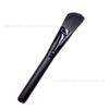 Brocha para Base de Maquillaje con Mango de Madera Negro, Herramienta de Belleza, Brocha Individual para Mascarilla, Brocha de Maquillaje para Puntos Específicos, Herramientas de Belleza al Por Mayor