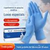 Luvas de Nitrilo Espessas Duráveis de Grau Alimentício Ultra-Protetoras, Resistentes ao Desgaste, para Pesquisa Científica, Laboratórios e Fábricas, Azuis, Tamanho Médio, 4,8 Gramas
