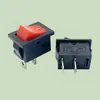 Interruptor de barco de suministro KCD1 interruptor de barco rojo sólido interruptor basculante de dos patas y dos velocidades interruptor eléctrico pequeño hierro