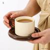 Taza y Platillo Personalizados Estilo Ins Juego de Taza y Platillo de Café de Aspecto Elevado Taza Europea Taza de Café de Cerámica Lujo Accesible y Sensación de Gama Alta