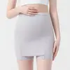 Shorts de segurança sem costura para maternidade, leggings anti-exposição, calças finas de verão, roupas de maternidade para o verão