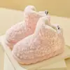 Novas Pantufas de Inverno 2026 Femininas de Cano Alto, Quentes para Exterior, Sola Grossa, para Interior, Casa, Antiderrapantes, com Salto, Pós-parto