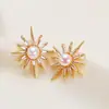 Conjunto de Pérolas Atacado Personalidade Moda Luxo Leve Estilo Simples Cobre Dourado Banhado Colar Pulseira de Pérolas de Água Doce Conjunto de Colar