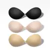 Parche Redondo Adhesivo Cepillado a Mano para Pecho para Mujeres con Senos Pequeños, Lencería Invisible sin Tirantes, Sujetador Push-Up Especial para Vestidos de Novia