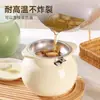 Popular recipiente para manteca con tapa, resistente al calor, para uso doméstico, frasco de almacenamiento de gran capacidad para aceite de cocina, apto para alimentos