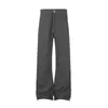 Calça jeans casual Cleanfit para homens, marca trendy da alta rua, calça dad básica versátil, calça reta solta de perna larga