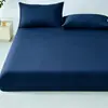 Sábana Enfriadora, Protector de Colchón de Seda Hielo Clase A, Nueva Sábana de Nylon de Sensación Fría que No se Mueve, Se Ajusta Bien en Verano