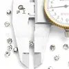 Taladro de Garra de Cristal Redondo 2D de Doble Oreja de 4 mm 1440 Piezas/Paquete Accesorios de Moda DIY para Zapatos y Sombreros Ropa