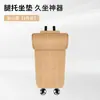 Adecuado para coches Tesla, cojín reposapiés integrado hecho de cuero Nappa con patrón de lichi, cojín reposapiés extendido para asiento de coche