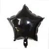 Balões de Folha de Alumínio em Formato de Coração Iluminado de 10 Polegadas, Estrela de Cinco Pontas para Decoração de Festa de Aniversário Infantil