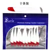 Cebos blandos de cola de T de fábrica cabeza roja blanca 5.5cm/7cm/9cm/12cm señuelos blandos de insectos de simulación suministros de pesca