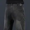 Roupa Masculina Fengshe / Nova Coleção Primavera e Outono 2026 Calça Jeans Masculina Longa Tendência Versátil Cintura Média-Alta Leve Business Corte Reto