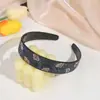Diadema de Moda con Estampado de Leopardo y Pedrería, Diadema Negra Sencilla Antideslizante con Adorno de Pedrería para Mujer, Estilo de Lujo Ligero