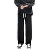 Calça de Moletom Masculina Estilo College Amazon Primavera e Outono Caimento Reto Solta Casal Casual Longa Comércio Transfronteiriço