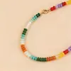 Collar de Acrílico de Colores Dopamina Transfronterizo Europeo y Americano, Cadena para Clavícula de Lujo Ligero de Nicho, Joyería de Estilo Festivo al por Mayor