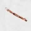 Pin de metal para clip de palabra hebilla de rana accesorios para tocado DIY fabricantes al por mayor accesorios para el cabello pasador clip lateral hebilla clip