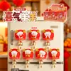Novo Produto de Ano Novo, Caixa Surpresa de Cristal de Energia Gato da Sorte, Artesanato Gato da Fortuna, Enfeites Criativos, Decoração de Mesa