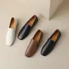 Hallazgos de Lujo a Buen Precio~ Mocasines Completamente de Piel Hechos de Piel de Vaca de Grano Superior, Zapatos Planos sin Cordones para Mujer 2026