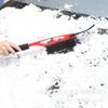 Pala quitanieves 2 en 1 Pala quitanieves multifuncional con cepillo Cepillo para nieve Pala para hielo para eliminación de nieve, hielo y escarcha Desmontable