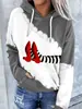 Suéter de Halloween Venta Caliente Transfronteriza Mujer Primavera Nuevo Estampado Chaqueta Casual Tendencia Sudadera con Capucha Mujer Al por Mayor