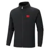 Primavera 2025 nuevo algodón de aire ropa deportiva color liso cuello alto cárdigan suéter abrigo chaqueta para hombre y mujer venta al por mayor personalizada