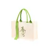 Bolsas de lona personalizadas transfronterizas con un toque de alta gama, bolsas de regalo navideñas, bolsas de lona promocionales para empresas