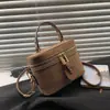 Bolso de Mujer 2025 Nuevo Modelo, Bolso Cubo de Moda de Gran Capacidad con Patrón de Piedra, Bolso de Mano Elegante, Bolso de Hombro
