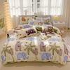 Conjunto de quatro peças de algodão lavado TM Link