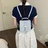 Bolso Cuadrado Pequeño Estilo Girly para Mujer, Nuevo Bolso Cruzado de Hombro para Viajar con Borde de Encaje, Mochila Linda Estilo Coreano