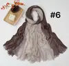 Rao Yun Venta Caliente Transfronteriza Nuevo Pañuelo de Algodón Pañuelo de Color Degradado Pañuelo Rayado para la Cabeza Estilo Retro Versátil Estampado