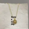 Série Dourada! Colar Sino Cintilante para Mulheres, Novo Estilo Chinês, Temperamento de Nicho Tendência, Corrente Simples para Clavícula