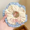 Colección de scrunchies de verano: versátiles ligas coreanas para el cabello, cuerdas para el cabello estilo universitario fresco, accesorios elásticos para el cabello, accesorios para la cabeza para mujeres