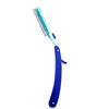 Yi Zhilian herramientas de belleza al por mayor acero inoxidable plegable soporte para recortador de cejas pluma soporte de cuchillo antiguo Barbero Afeitadora