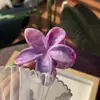 Nuevo Estilo Nacional de Primavera y Verano Tinta de Tintura Flor Fragmentos de Plástico Rascador de Cabello Fresco Dulce Pasador Flor Accesorios para el Cabello