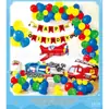 Set de Globos de Cumpleaños Más Vendido Transfronterizo Decoración para Fiesta Temática Miércoles Juguete de Dibujos Animados para Niños