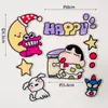 Crayón Pequeño Nuevo Adornos Decorativos para Pastel Secundario Dibujos Animados Dibujos Animados Cumpleaños Infantil Postre Horneado Enchufe