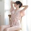 Nueva ropa interior sexy para mujer, bata de baño de gasa de talla grande, traje de tentación, lindo cárdigan de princesa, pijama sexy.